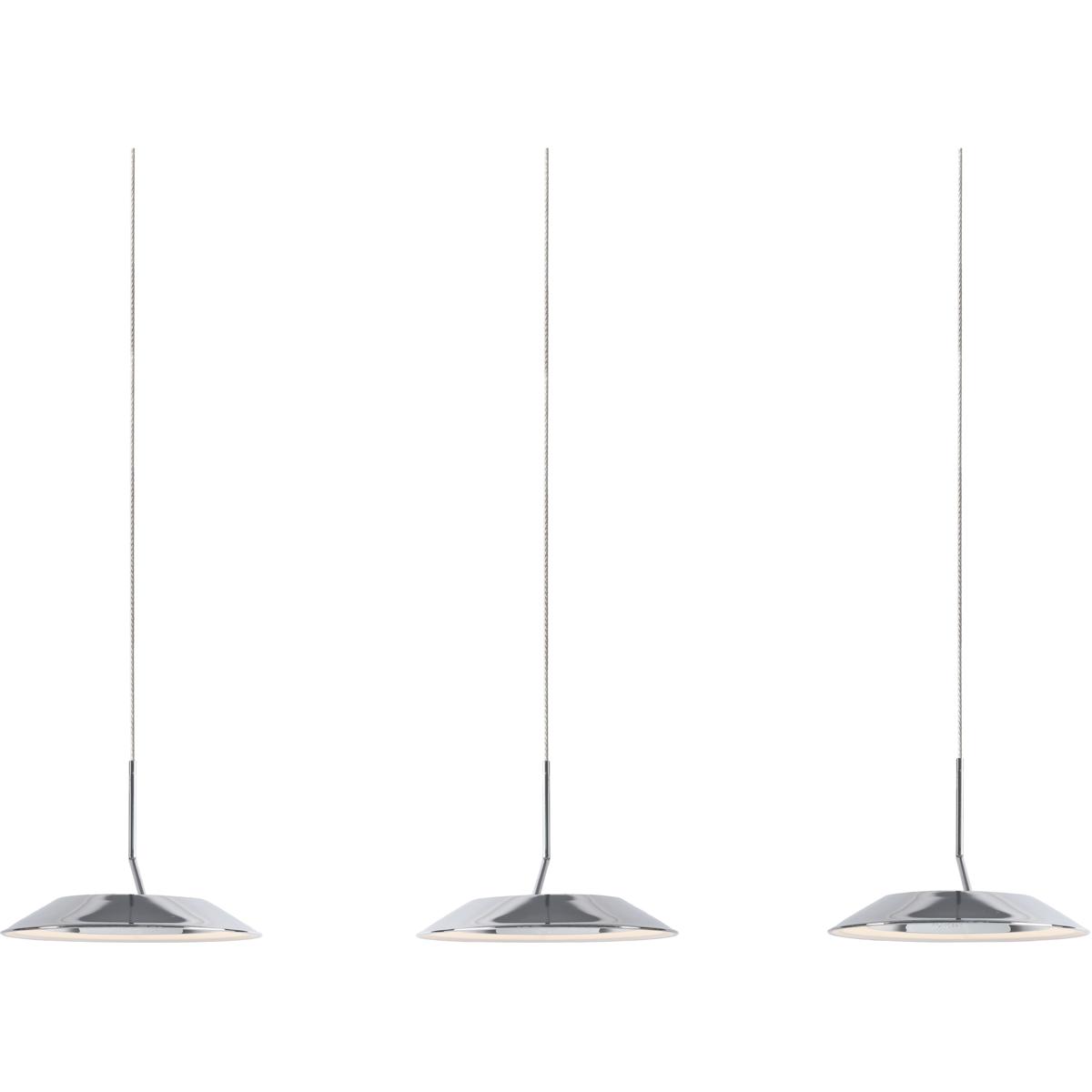 Koncept RYP-L3-SW-CRM Royyo LED 6.5 inch Chrome Pendant Ceiling Light